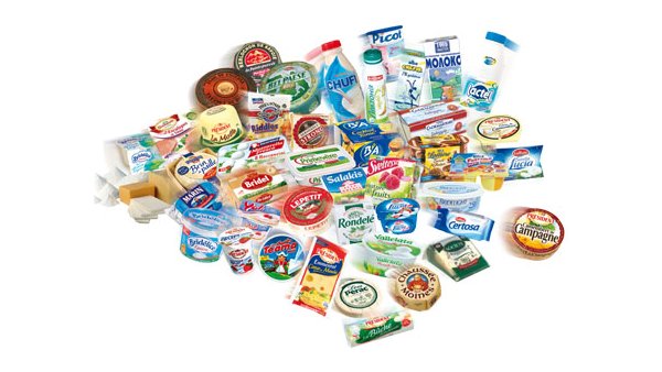 Les marques du groupe Lactalis