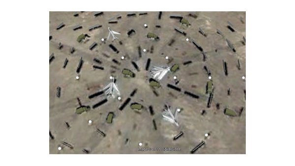Curieuses structures en chine via google earth