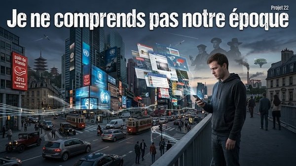 Je ne comprends pas notre époque